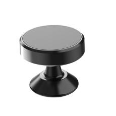 GEAR - GEAR Mobilh&aring;llare Magnetisk Svart Puck med Sj&auml;lvh&auml;ftande Tejp