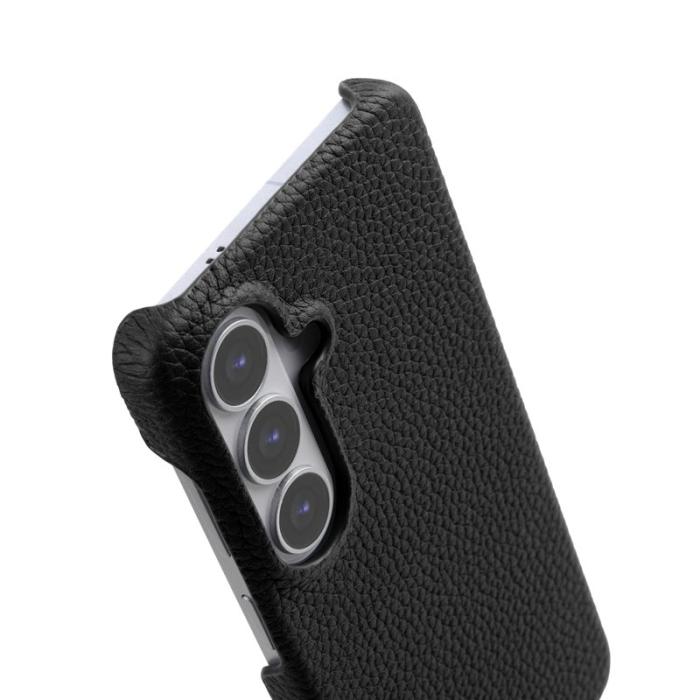 Melkco - MELKCO Mobilskal för Samsung Galaxy S26 Plus Magnetiskt Äkta läder - Svart