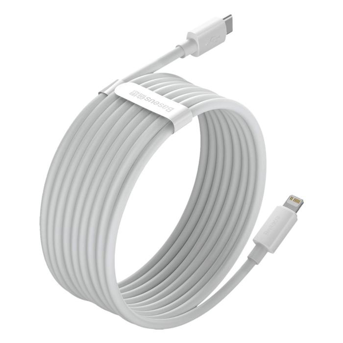 BASEUS - BASEUS USB-C till Lightning kabel 20W 1.5meter 2 st