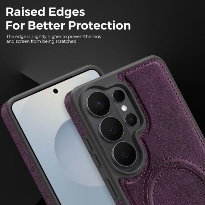 OEM - Mobilskal för Samsung Galaxy S26 Ultra Magnetiskt PC + TPU - Mörklila