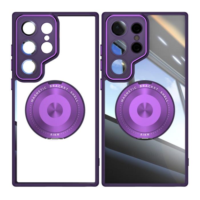 OEM - Mobilskal för Samsung Galaxy S26 Ultra Magnetiskt PC + TPU - Mörklila