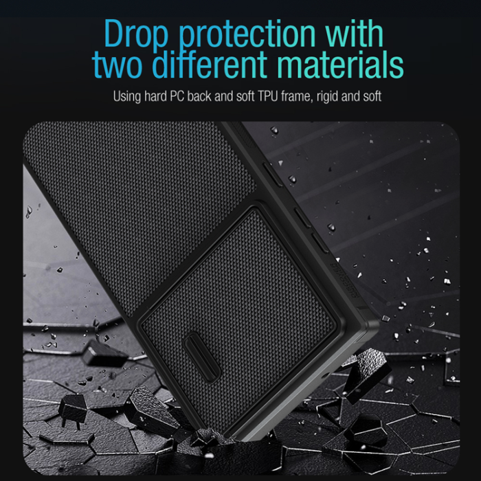 Nillkin - Nillkin Galaxy S23 Ultra Mobilskal Drop-proof - Svart