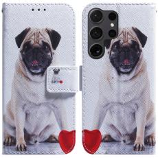 OEM - Pl&aring;nboksfodral f&ouml;r Samsung Galaxy S26 Ultra M&ouml;nstertryck Konstl&auml;der - Hund