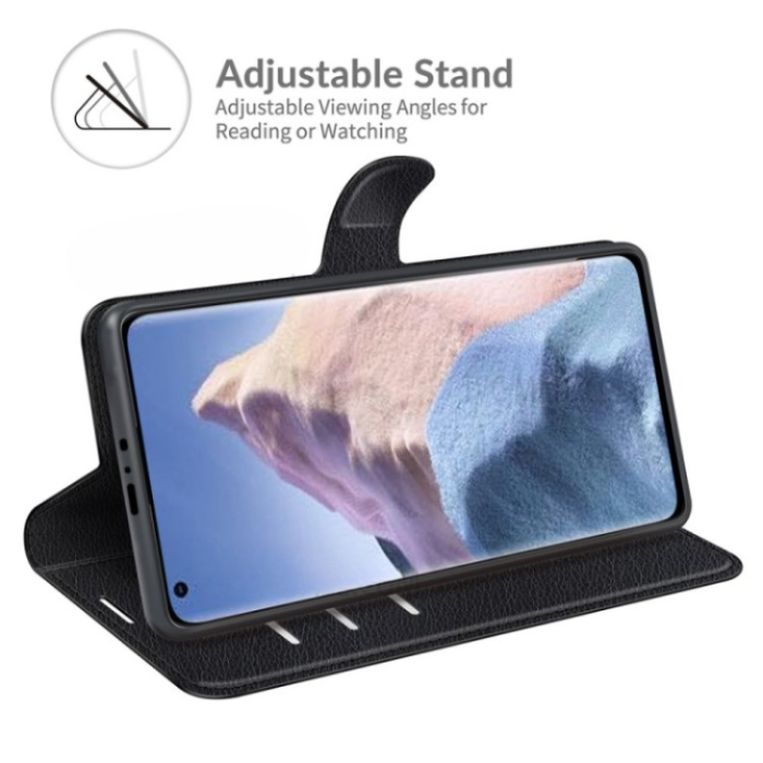 OEM - Xiaomi Mi 11 Ultra Plånboksfodral Folio Flip Kickstand - Svart