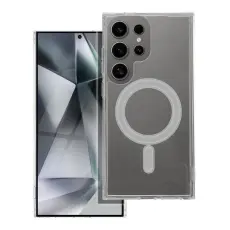 OEM - Galaxy S25 Mobilskal Magsafe Clear - Glitter Transparent