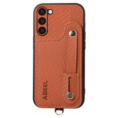 ABEEL - ABEEL Style 03 Mobilskal till Samsung Galaxy S23 Carbon Fiber Brun