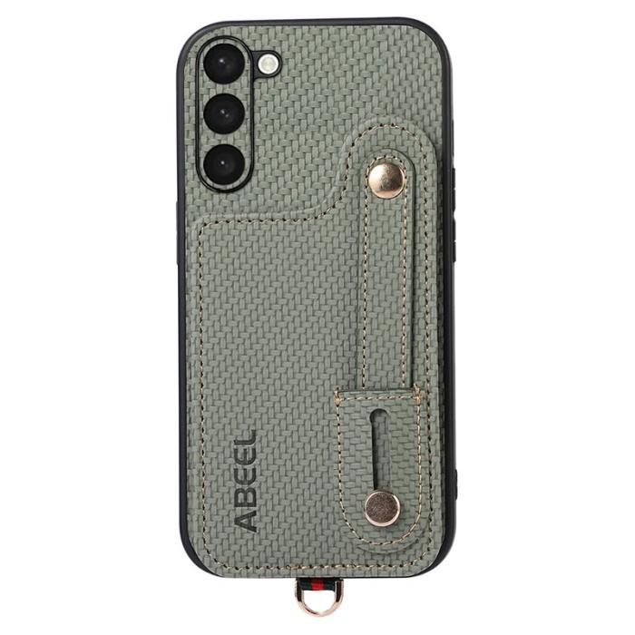 ABEEL - ABEEL Style 03 Mobilskal till Samsung Galaxy S23 Carbon Fiber Grön