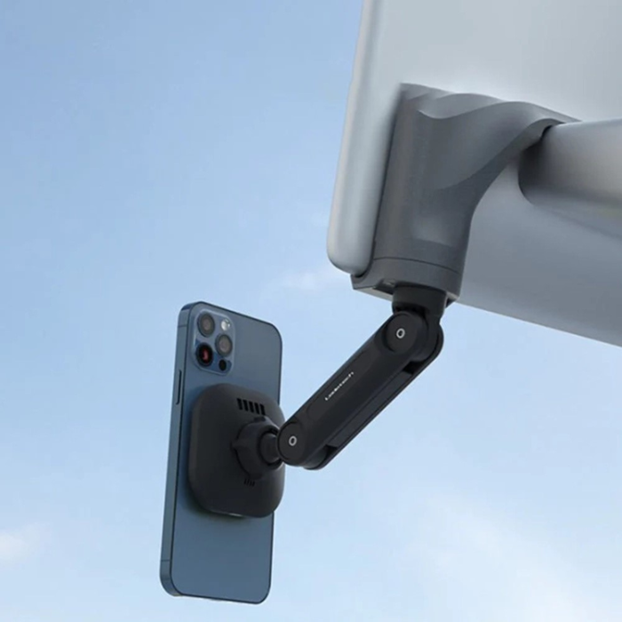 OEM - Magnetisk Bilhållare med 15W Trådlös Laddare för Tesla Model 3/Y