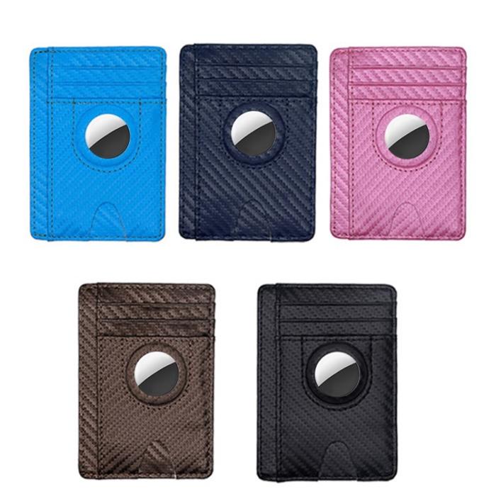OEM - Airtag Korthållare Carbon Fiber RFID - Svart