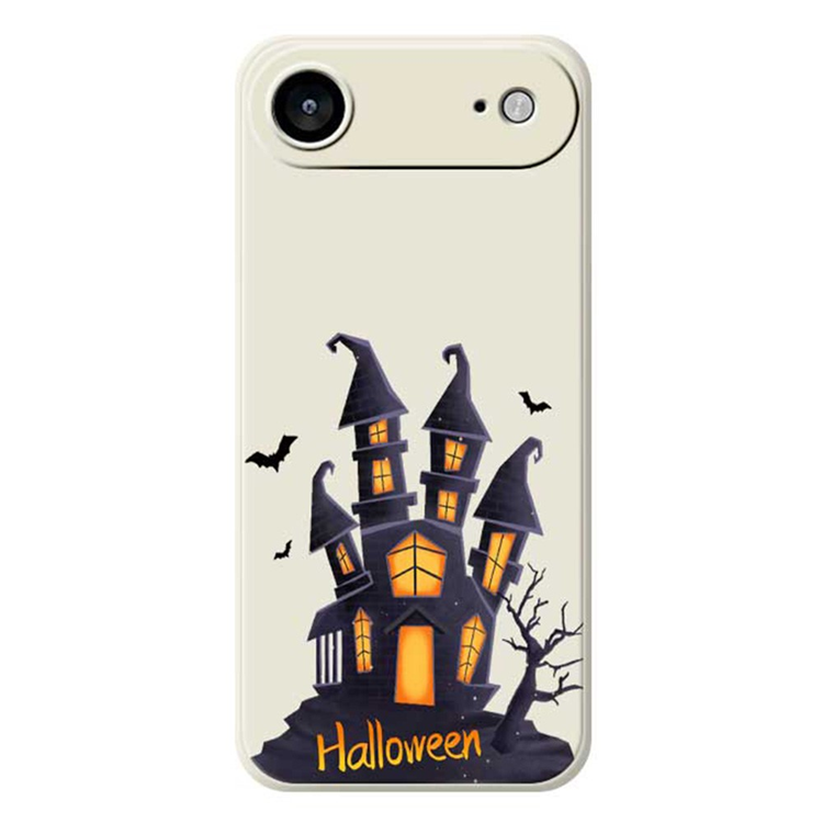 iPhone Air Mobilskal med Halloween Castle Pattern TPU - Beige | 2353 | AlltMobil