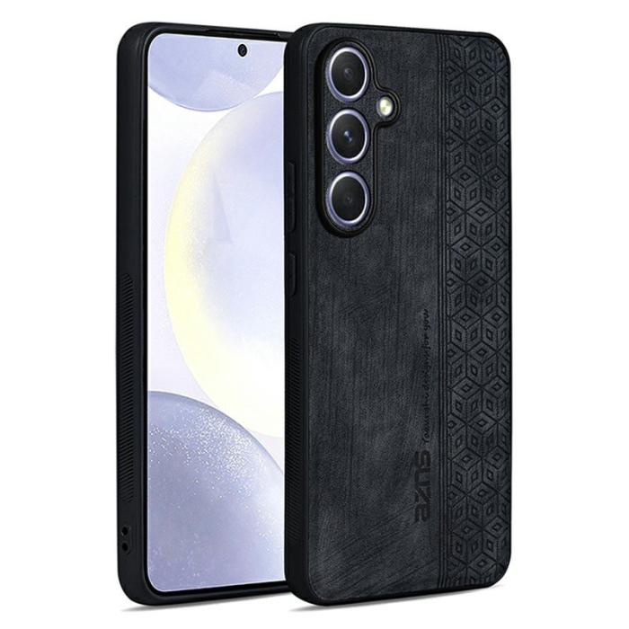 AZNS - AZNS Samsung Galaxy A56 5G Fodral KonstLäder - Svart