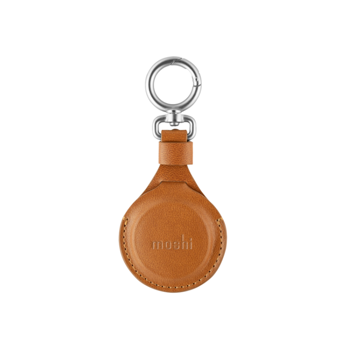 Moshi - Moshi Airtag Key Ringhållare - Brun