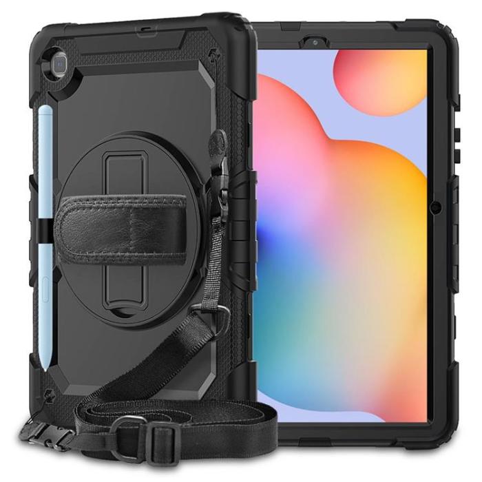 UTGATT - Galaxy Tab S6 Lite (2020/2022) Skal Solid 360 - Svart