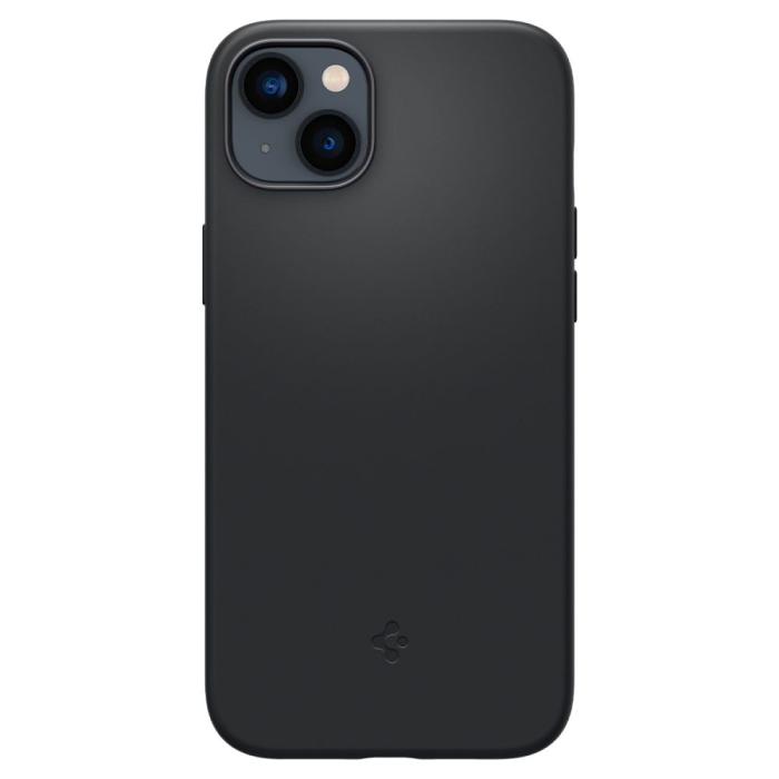 Spigen - Spigen iPhone 14 Plus Magsafe Skal Silikon Fit - Svart