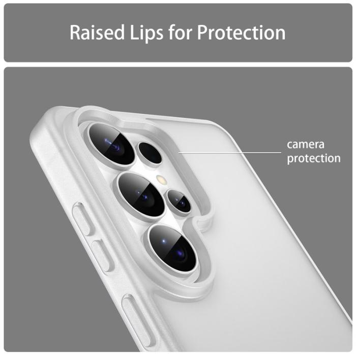 OEM - Mobilskal till Samsung Galaxy S26 Ultra TPU Plast Skydd - Matt Vit