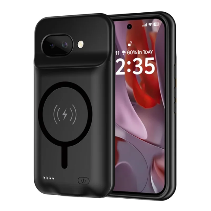 A-One Brand - Google Pixel 9a Batteriskal Magsafe 6000mAh B49 - Svart