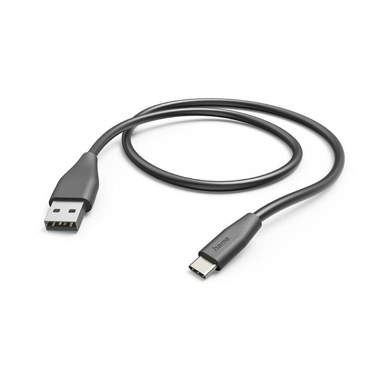 HAMA USB-C till USB-A kabel 1.5m - Svart | 3541 | AlltMobil
