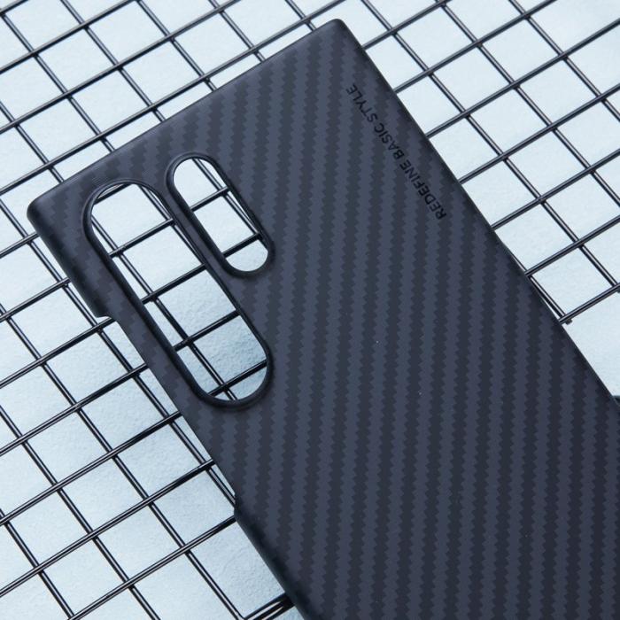 X-Level - X-LEVEL Mobilskal till Galaxy S24 Ultra Lätt Kolfiber Textur Svart
