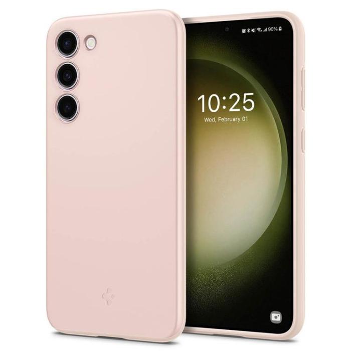 UTGATT1 - Spigen Galaxy S23 Mobilskal Thin Fit - Sand Rosa