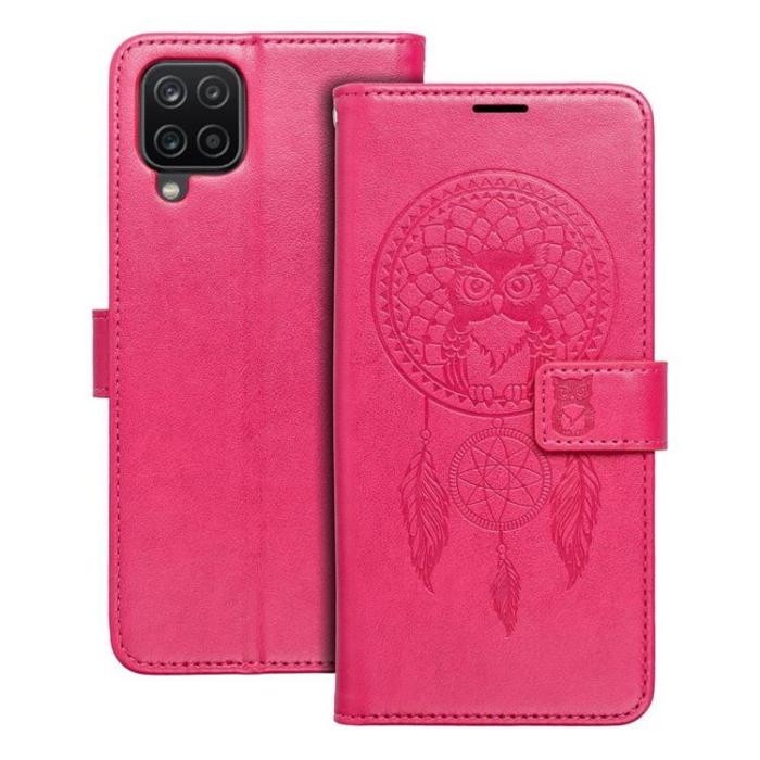 OEM - Galaxy A12/M12 Plånboksfodral Mezzo - Magenta