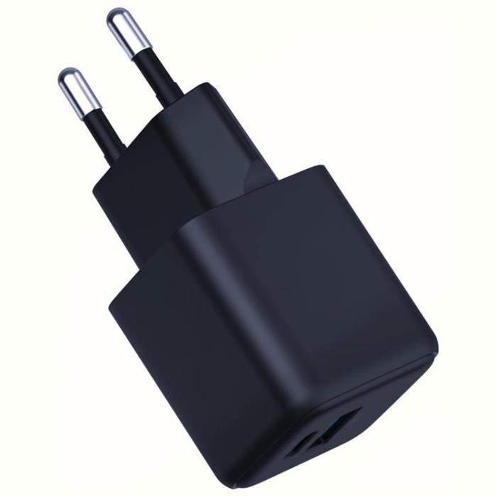 3MK - 3MK Snabbladdare 20W 1xUSB-A 1XUSB-C PD QC4 Hyper GaN - Svart