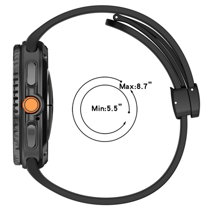 A-One Brand - Galaxy Watch 8(44mm/40mm)/8 Classic(46mm) Armband Silikon