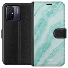 Gustaf - Pl&aring;nboksfodral till Xiaomi Redmi 12C med Mint Marble