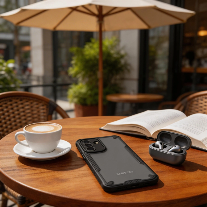 Ringke - Tech-Protect Mobilskal För Galaxy A37 5G Rugged Shield - Matt Svart