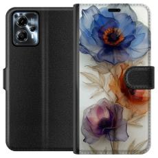 iSecrets - Plånboksfodral till Motorola Moto G13 med Silkesblommor