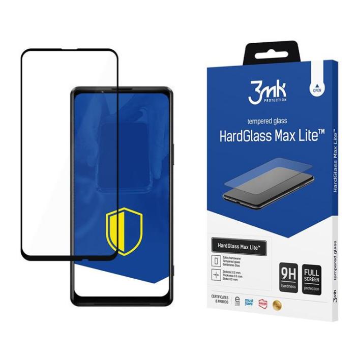 UTGATT1 - 3MK Härdat Glas Max Lite Xperia 1 III 5G - Svart