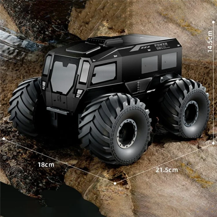 OEM - Fjärrkontroll för Crawler Bil Leksaksfordon Dubbla Batteri - Svart