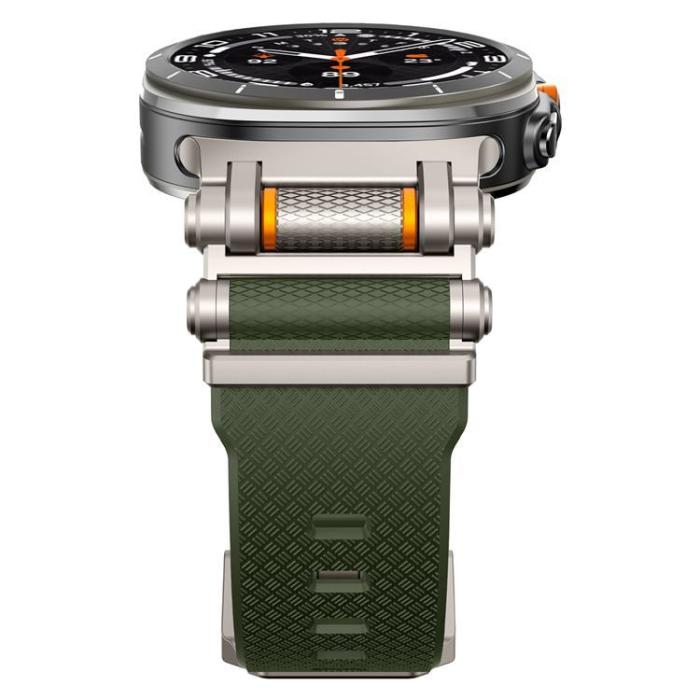 Boom of Sweden - Galaxy Watch Ultra (47mm) Armband Rotation Axis Silikon - Grön