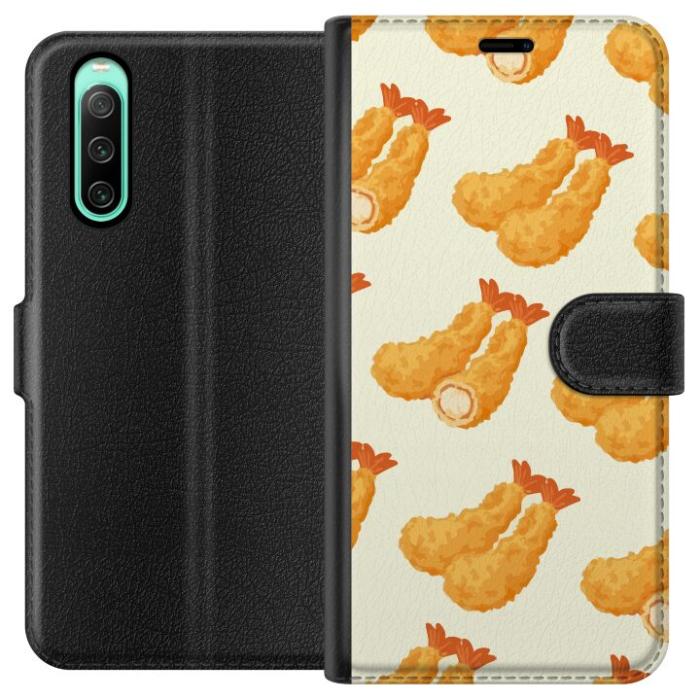 iSecrets - Plånboksfodral till Sony Xperia 10 IV med Räkor