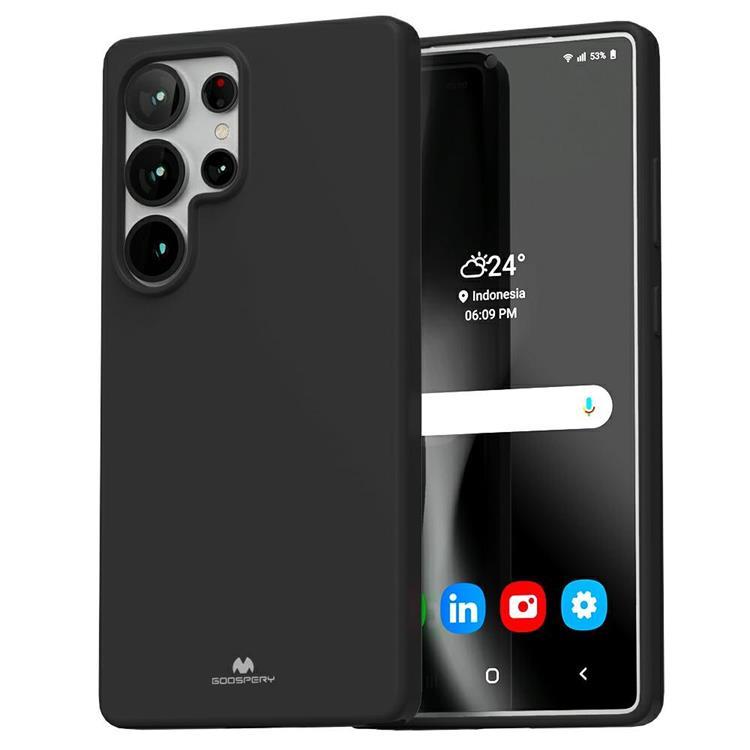 Mercury Galaxy S25 Ultra Mobilskal Soft - Svart | 2353 | AlltMobil