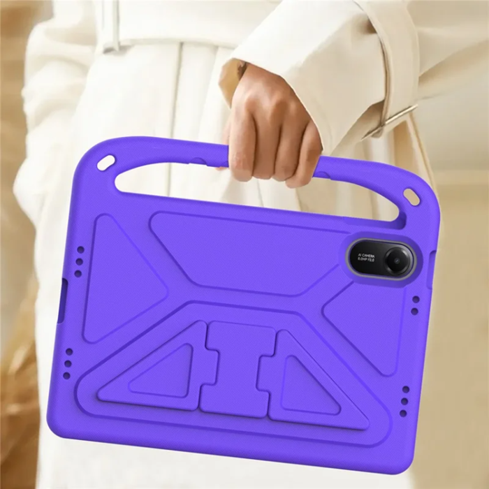A-One Brand - Xiaomi Redmi Pad 2 Skal EVA Handgrepp Kickstand - Lila