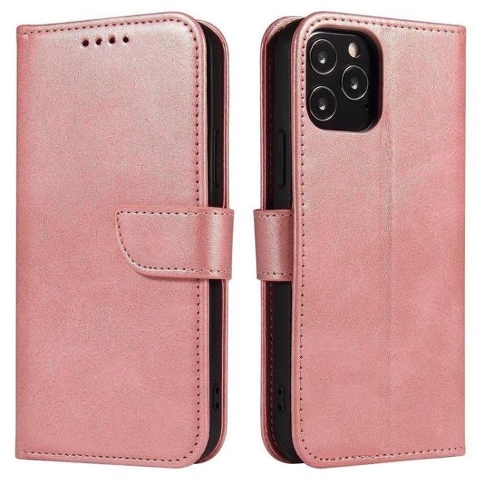 OEM - Galaxy A73 Plånboksfodral Magnet Elegant - Rosa