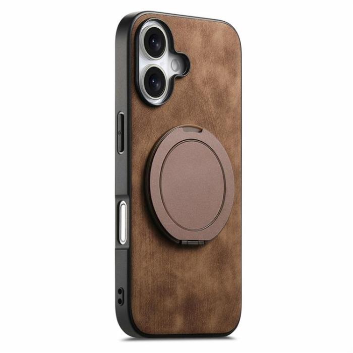 A-One Brand - iPhone 17 Mobilskal Rotating Kickstand - Brun