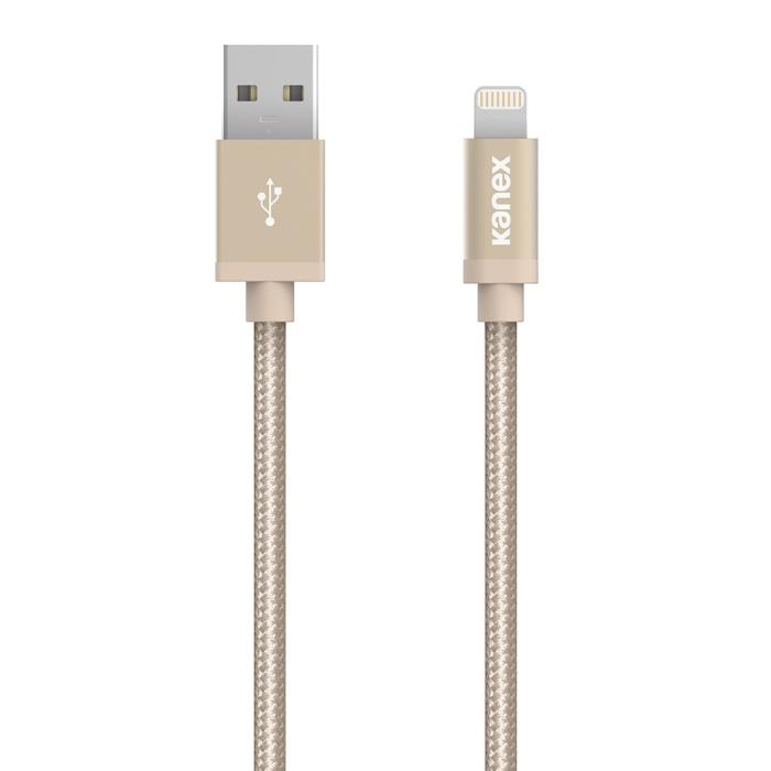 UTGATT1 - Kanex - Lightning/USB ladd- och synkkabel 1,2m - Guld