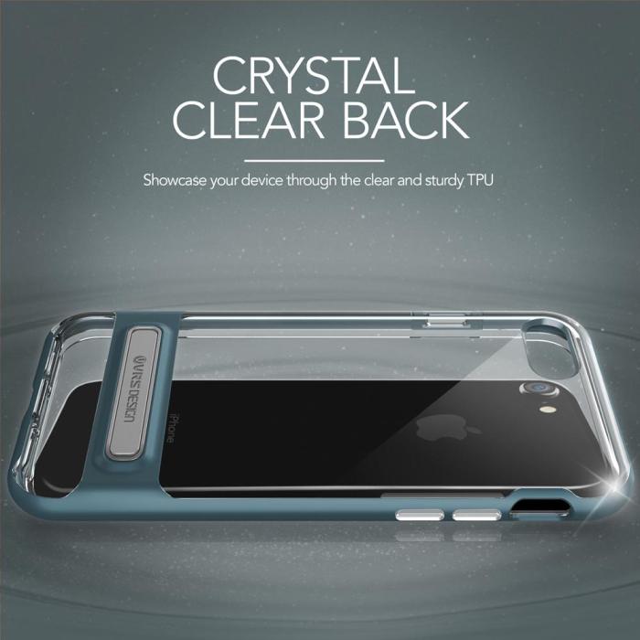 UTGATT5 - Verus Crystal Bumper Skal till Apple iPhone 7/8/SE 2020 - Blå