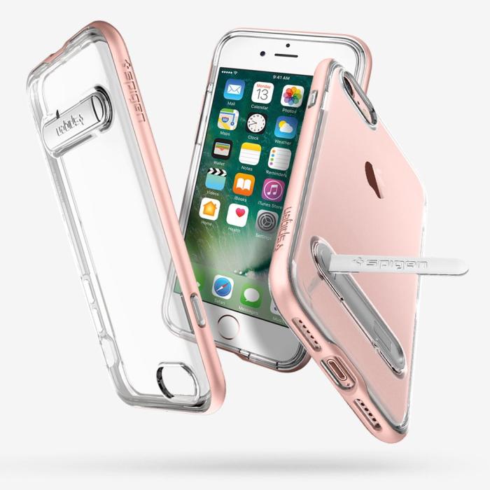 UTGATT5 - SPIGEN Crystal Hybrid Skal till Apple iPhone 7/8/SE 2020 - Gold
