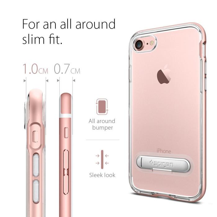 UTGATT5 - SPIGEN Crystal Hybrid Skal till Apple iPhone 7/8/SE 2020 - Gold