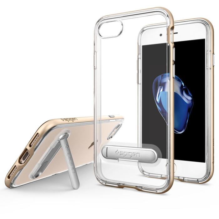 UTGATT5 - SPIGEN Crystal Hybrid Skal till Apple iPhone 7/8/SE 2020 - Gold