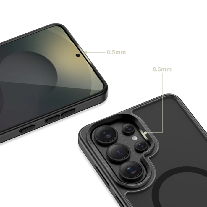 Tech-Protect - Tech-Protect Mobilskal För Galaxy S26 Ultra Magsafe Magrack - Matt Svart