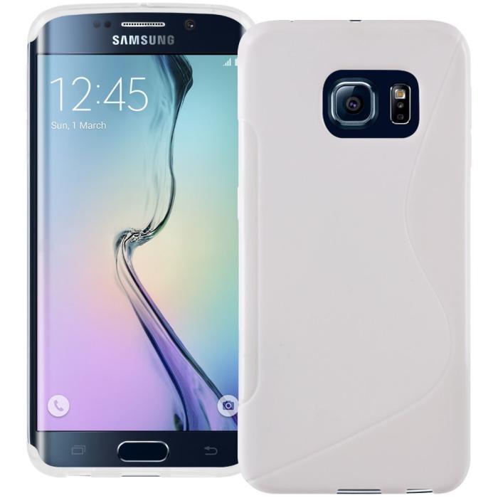 OEM - Flexicase Skal till Samsung Galaxy S6 Edge Plus - Vit
