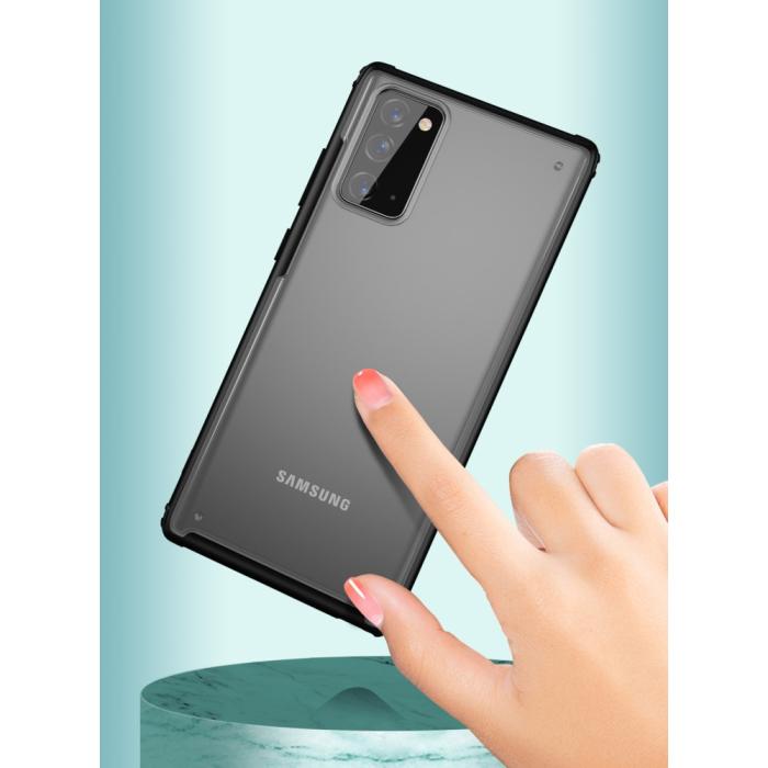 OEM - Armor Series Matte PC + TPU Hybrid Skal Till Galaxy Note 20 - Svart