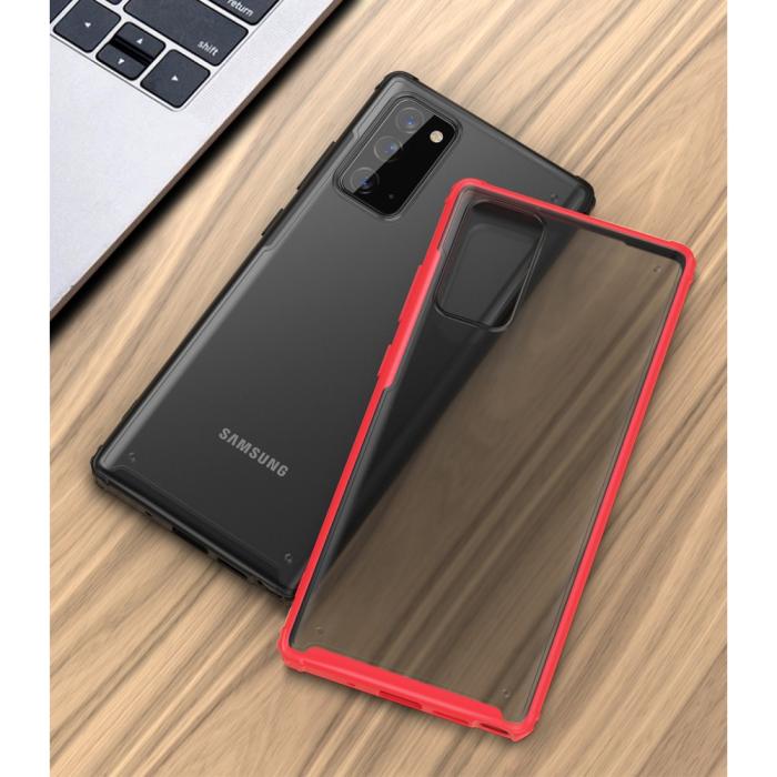 OEM - Armor Series Matte PC + TPU Hybrid Skal Till Galaxy Note 20 - Svart