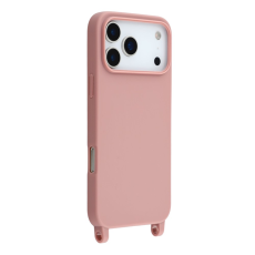 A-One Brand - iPhone 17 Pro Max Mobilskal TPU med Hål för Rem - Djuprosa