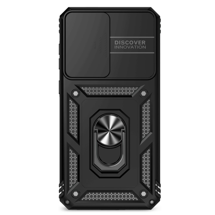 A-One Brand - Galaxy A36/A56 Mobilskal Kickstand PC + TPU - Svart