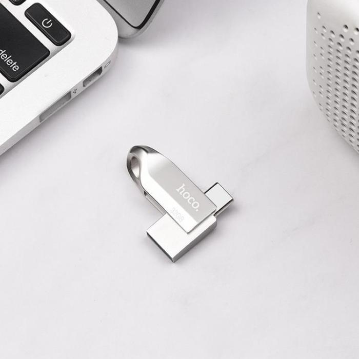 Hoco - Hoco Pendrive 32GB USB-A, USB-C UD8 USB 3.0