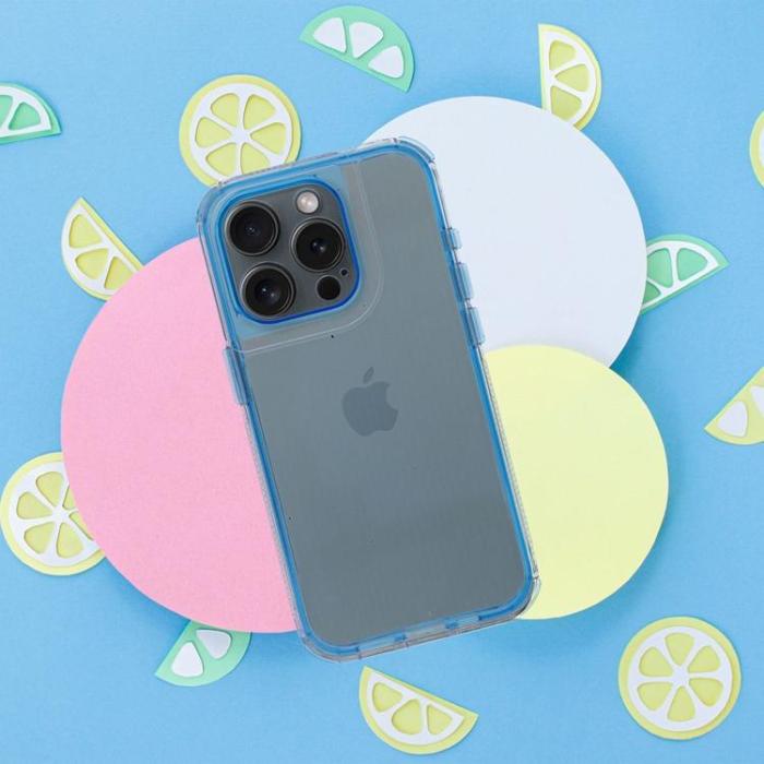 OEM - iPhone 16e Mobilskal Matrix Clear - Blå